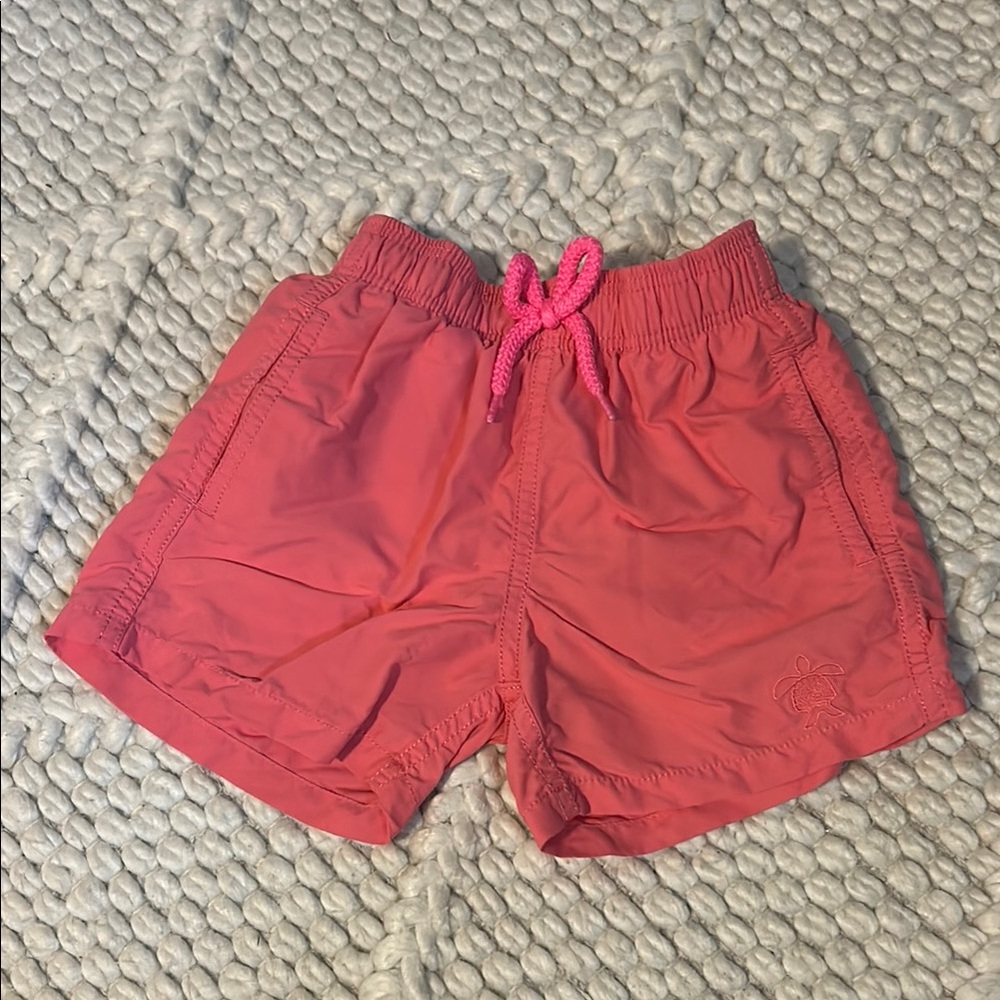 Vilebrequin Pink Swim Trunks Quick-Dry Elastic Waist